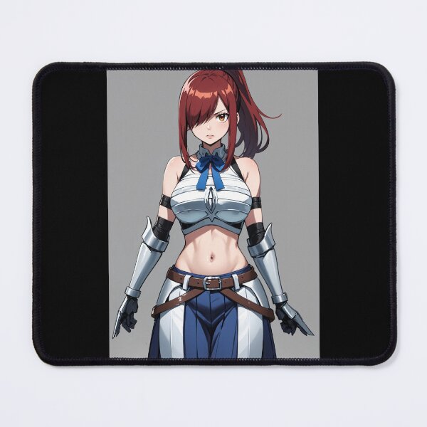Item preview, Erza Scarlet Fairy Tail Armored Waifu Art designed and sold by iloveanimechibi.