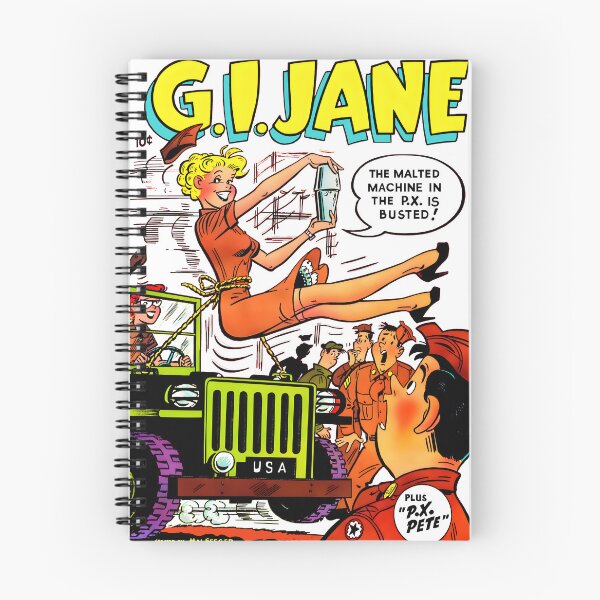 Item preview, G.I. Jane Comic Book Cover 1954 designed and sold by ArchimedesPrime.