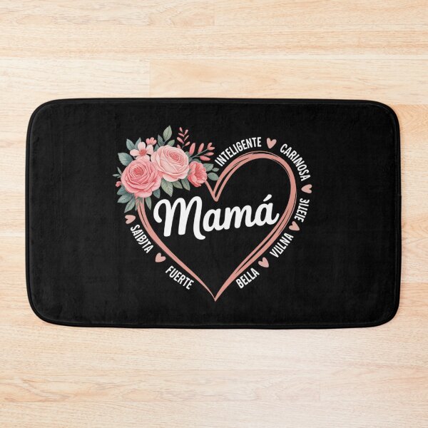 Item preview, Mamá Heart Flower Floral Spanish Mom Español Ella ES Madre designed and sold by Tatianamiobi.
