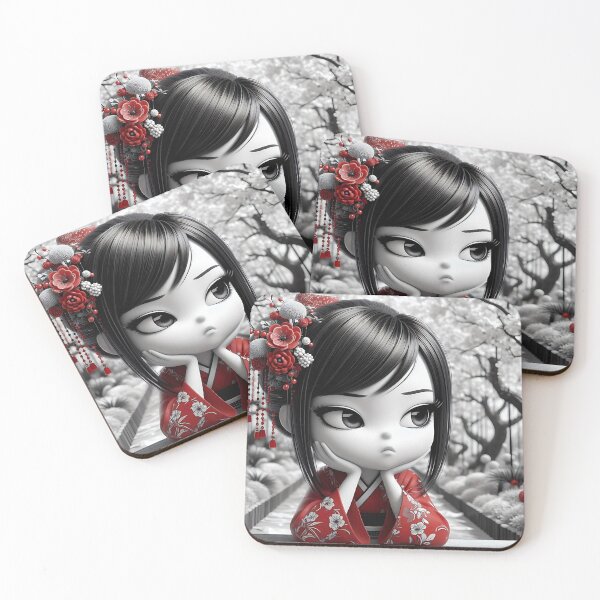Item preview, Little Geisha designed and sold by GalleryBrisArt.