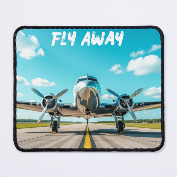 Item preview, Fly Away Mouse Pad designed and sold by VintageLantern.