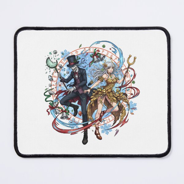 Item preview, zombie christmas Undead Unluck Holiday Anime Style Fantasy Art designed and sold by Uglyandcute.