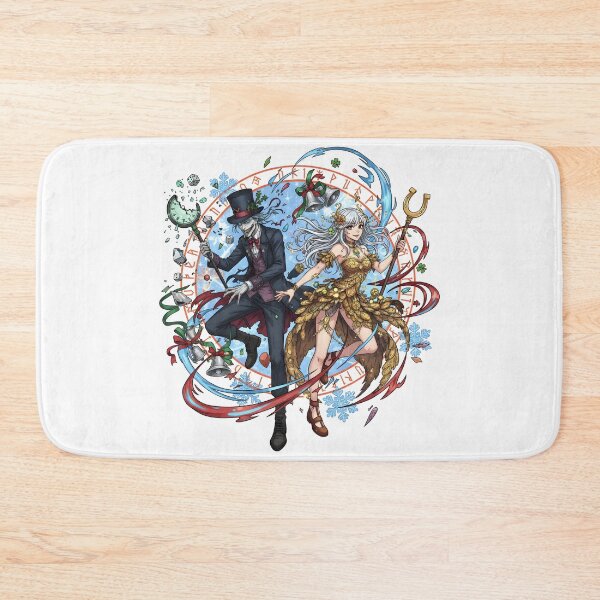 Item preview, zombie christmas Undead Unluck Holiday Anime Style Fantasy Art designed and sold by Uglyandcute.