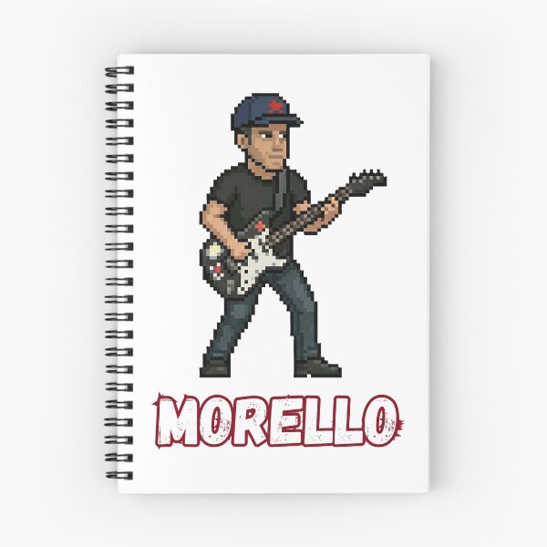 Item preview, Guitar Great Tom Morello as a 16-Bit Sprite Character designed and sold by guitarchalk.
