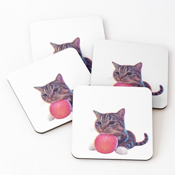 Item preview, Cute Cat Hugging a Red Apple (Without Background) designed and sold by Firmansyahnw.