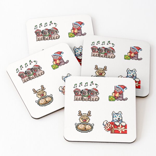 Item preview, CUTE ANIMALS PIXEL PALS PACK designed and sold by DemetMath.