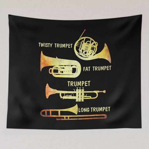 Item preview, Vintage Types Of Trumpet Player Marching Jazz Band designed and sold by TommieJune.