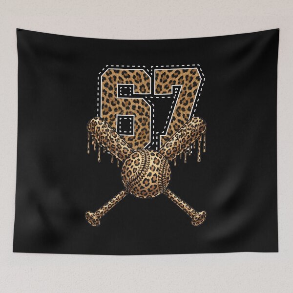 Item preview, Leopard Print Baseball T-Shirt Design designed and sold by LashondaGreen89.