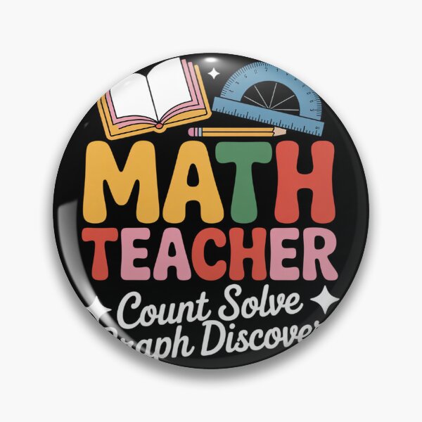 Item preview, Math Teacher Count Solve Graph Discover designed and sold by FluoroWave.