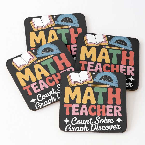 Item preview, Math Teacher Count Solve Graph Discover designed and sold by FluoroWave.