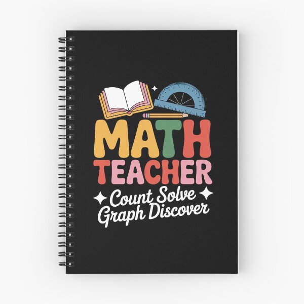 Item preview, Math Teacher Count Solve Graph Discover designed and sold by FluoroWave.