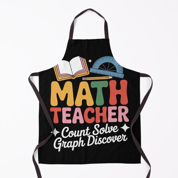 Item preview, Math Teacher Count Solve Graph Discover designed and sold by FluoroWave.