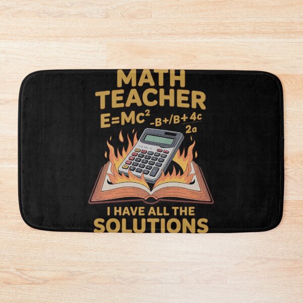 Item preview, Math Teacher I Have All The Solutions designed and sold by FluoroWave.