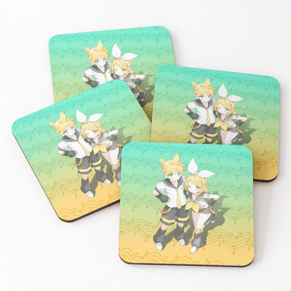 Item preview, Rin and Len Vocaloid musical notes designed and sold by loveiscosmic.
