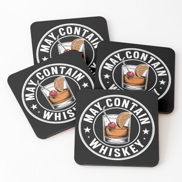 Item preview, May Contain Whiskey, Bourbon Drinker and Cigar Lover designed and sold by Voidbinder.