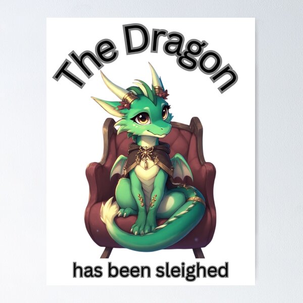 Item preview, Sleigh the Dragon designed and sold by Weathering Life Beautifully.