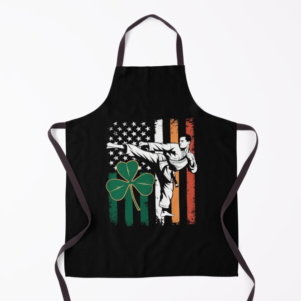 Item preview, Karate American Irish Flag St Patricks Day Shamrock Leaf designed and sold by CruelShadesSt.