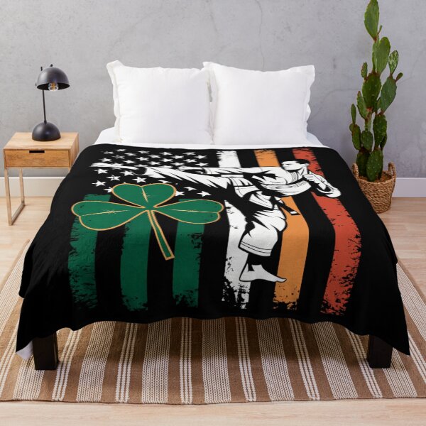 Item preview, Karate American Irish Flag St Patricks Day Shamrock Leaf designed and sold by CruelShadesSt.
