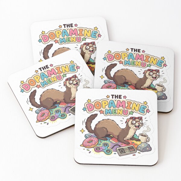 Item preview, The Dopamine Menu Chaotic Ferret designed and sold by StickyGuys.