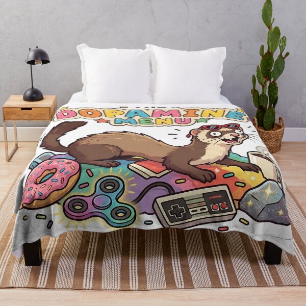 Item preview, The Dopamine Menu Chaotic Ferret designed and sold by StickyGuys.