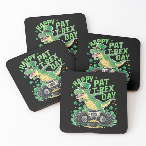 Item preview, Happy St.Pat T-Rex Day Dinosaur St. Patrick's Day designed and sold by CruelShadesSt.