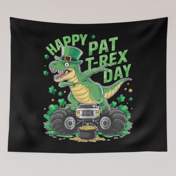 Item preview, Happy St.Pat T-Rex Day Dinosaur St. Patrick's Day designed and sold by CruelShadesSt.