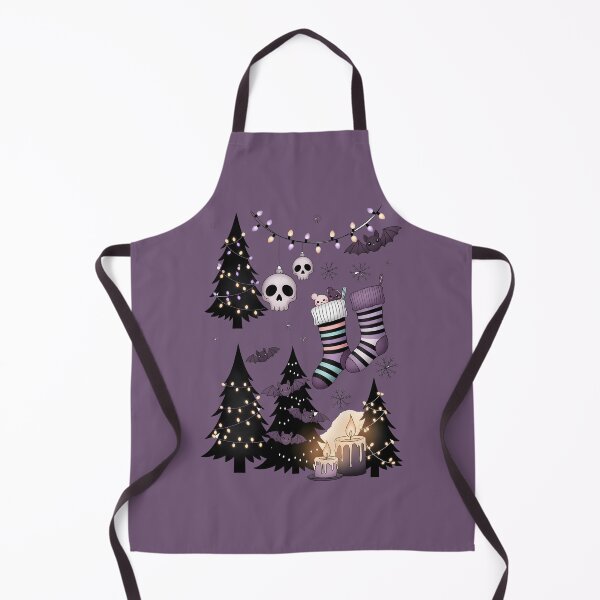 Item preview, zombie christmas Merry Gothmas Cute Pastel Goth Holiday Pattern designed and sold by Uglyandcute.