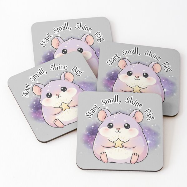 Item preview, Kawaii Lunar Zodiac RAT: Start Small, Shine Big Pastel designed and sold by SebastianSpace.