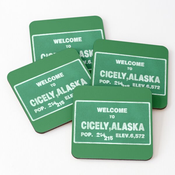 Item preview, Cicely, Alaska Population Sign - Northern Exposure designed and sold by ourkid.