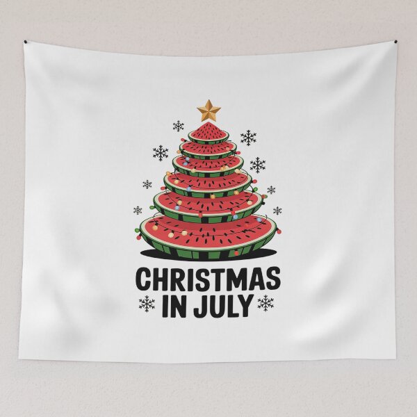 Item preview, Christmas In July Watermelon Xmas Tree Summer designed and sold by SIGORDESIGN.