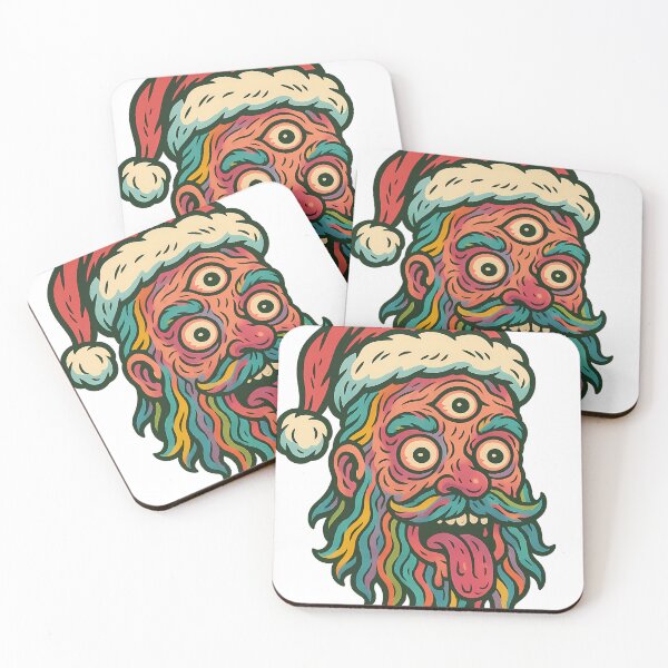 Item preview, Trippy Third-Eye Psychedelic Santa designed and sold by Th4d1us.