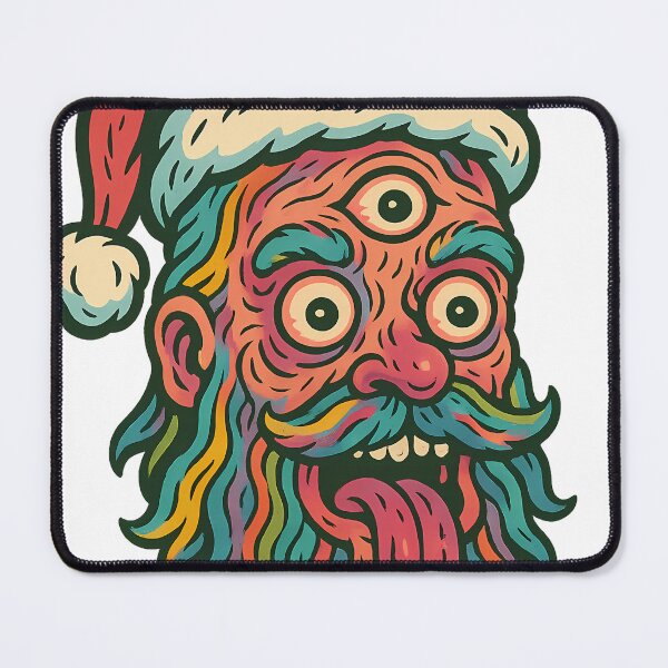 Item preview, Trippy Third-Eye Psychedelic Santa designed and sold by Th4d1us.