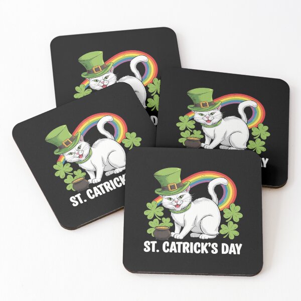Item preview, Saint Patrick's Day Funny Cat St. Patty's Day designed and sold by CruelShadesSt.