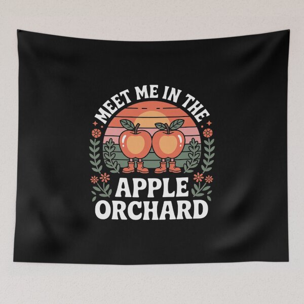 Item preview, Meet Me In The Apple Orchard Autumn Romance Apple Picking designed and sold by ShelFisher.