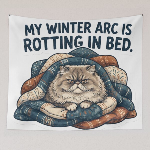 Item preview, My Winter Arc Is Bed Rotting Grumpy Cat designed and sold by StickyGuys.
