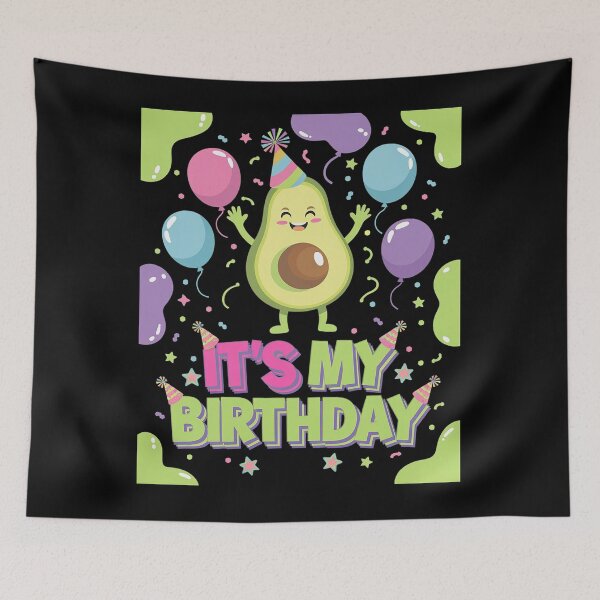 Item preview, Avocado It's My Birthday Party Avocados Lover designed and sold by SIGORDESIGN.
