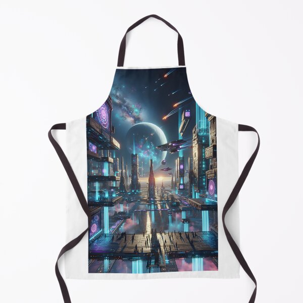 Item preview, City of Infinite Horizons – Cyber Metropolis Sci-Fi Art designed and sold by MANA-Goods.