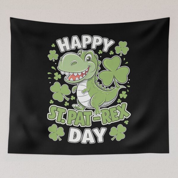 Item preview, Happy St Pat Trex Day Dinosaur St Patrick's Day designed and sold by CruelShadesSt.