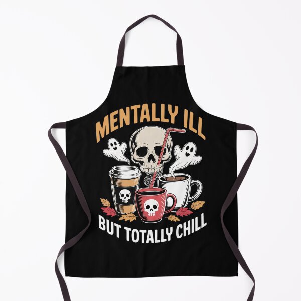 Item preview, Mental Health Halloween Coffee Gothic Skeleton Coffee Lovers designed and sold by ShelFisher.
