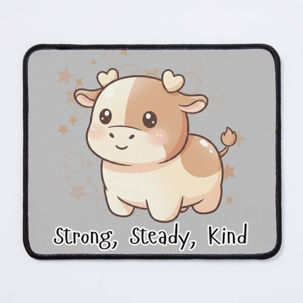 Item preview, Kawaii Lunar Zodiac OX: Strong, Steady, Kind Pastel designed and sold by SebastianSpace.