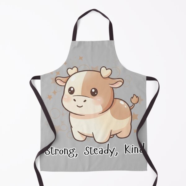 Item preview, Kawaii Lunar Zodiac OX: Strong, Steady, Kind Pastel designed and sold by SebastianSpace.