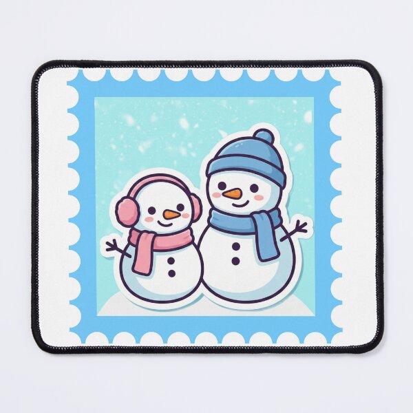 Item preview, Winter Friends - Snowman Postage Stamp designed and sold by AizureBug.