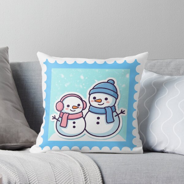 Item preview, Winter Friends - Snowman Postage Stamp designed and sold by AizureBug.