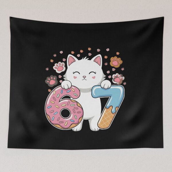 Item preview, Cute 6th 7th Grade Cat Donut T-Shirt designed and sold by LashondaGreen89.