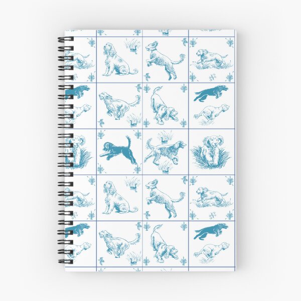 Item preview, Delft Tiles - Setters and Spaniels in Dutch Tile Style designed and sold by Nadya Neklioudova.