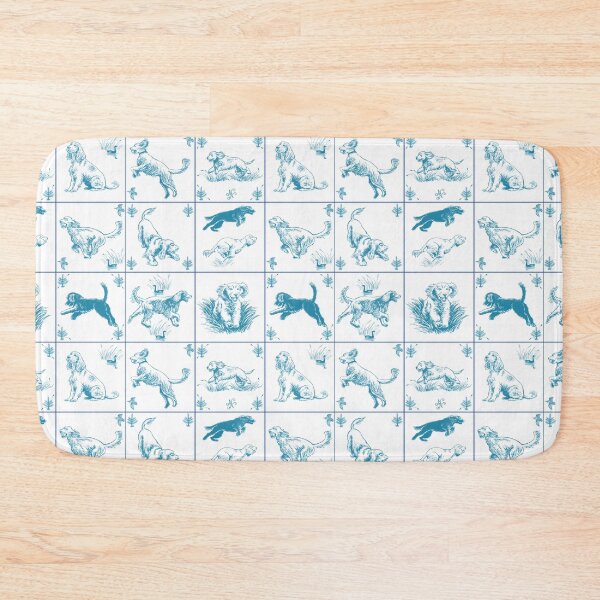 Item preview, Delft Tiles - Setters and Spaniels in Dutch Tile Style designed and sold by Nadya Neklioudova.