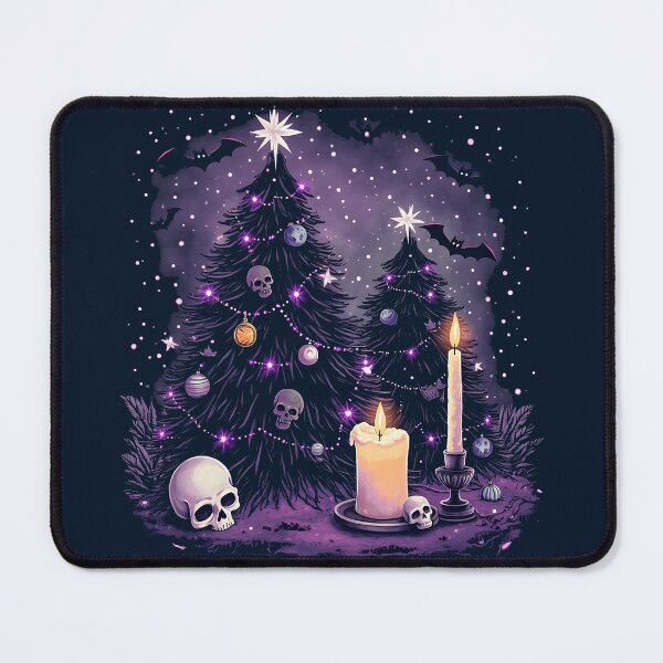Item preview, zombie christmas Merry Gothmas Cute Pastel Goth Holiday Pattern designed and sold by Uglyandcute.