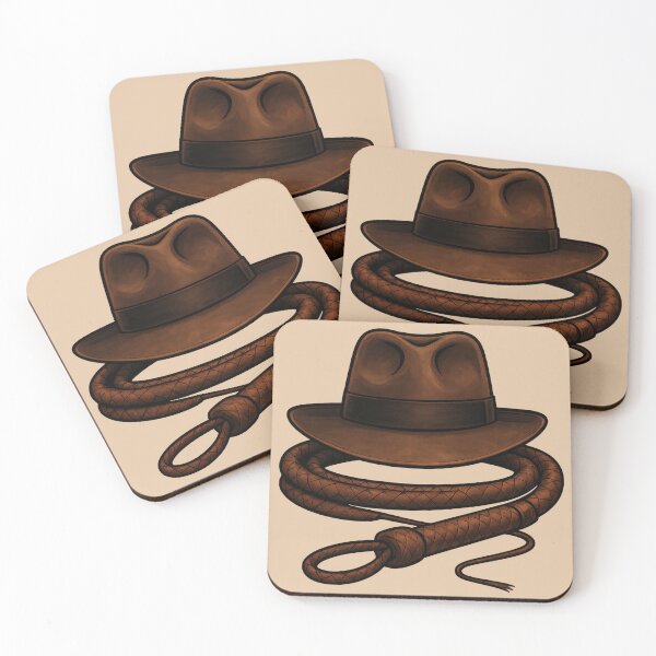 Item preview, Adventurer’s Fedora and Whip | Vintage Explorer Graphic designed and sold by Union & Thread.