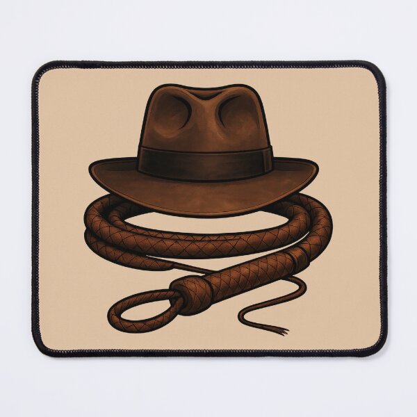 Item preview, Adventurer’s Fedora and Whip | Vintage Explorer Graphic designed and sold by Union & Thread.