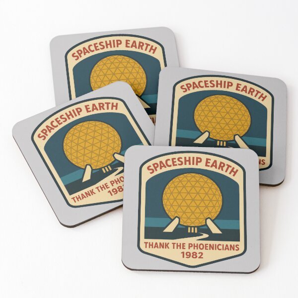 Item preview, Spaceship Earth 1982 | EPCOT Retro Badge Design – Thank the Phoenicians designed and sold by Union & Thread.